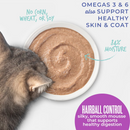 Wet Cat Food - VELVET MOUSSE - Hairball Control - Chicken & Tuna Recipe in Broth - Adult - 2.8 oz pouch