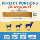 Dog Chewing Treat - YOGURT STICKS - Apple Honey