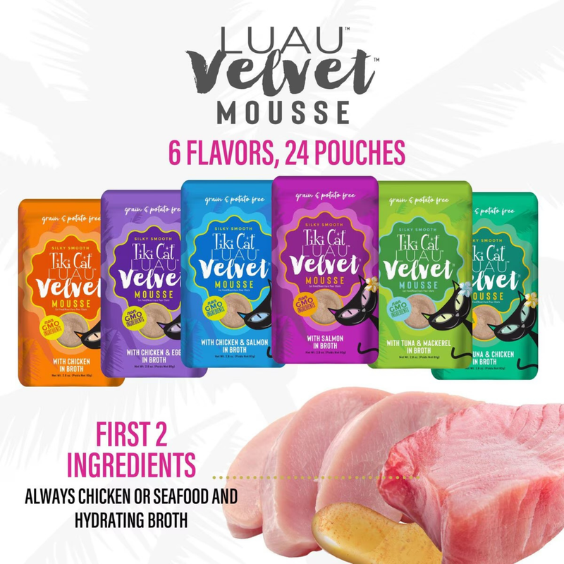 Wet Cat Food - VELVET MOUSSE - Mega Pack