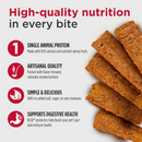 Dog Treat - JERKY - Salmon Recipe with Strawberries