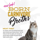 Wet Cat Food Topper - BORN CARNIVORE - Chicken in Broth