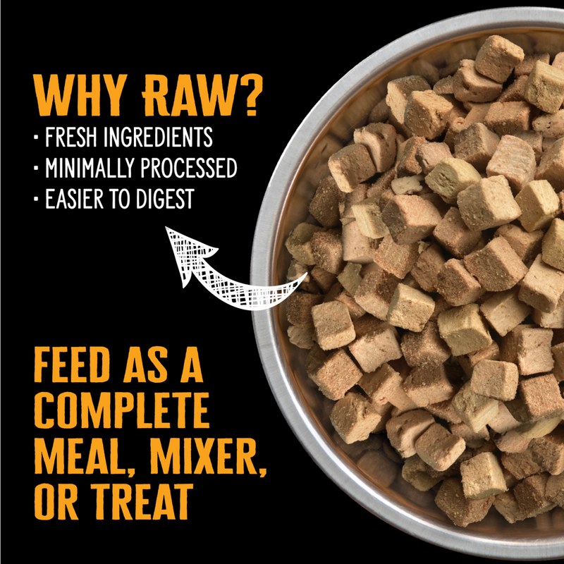 Freeze Dried Cat Food - SUBZERO - Chicken & Sweet Potato Recipe