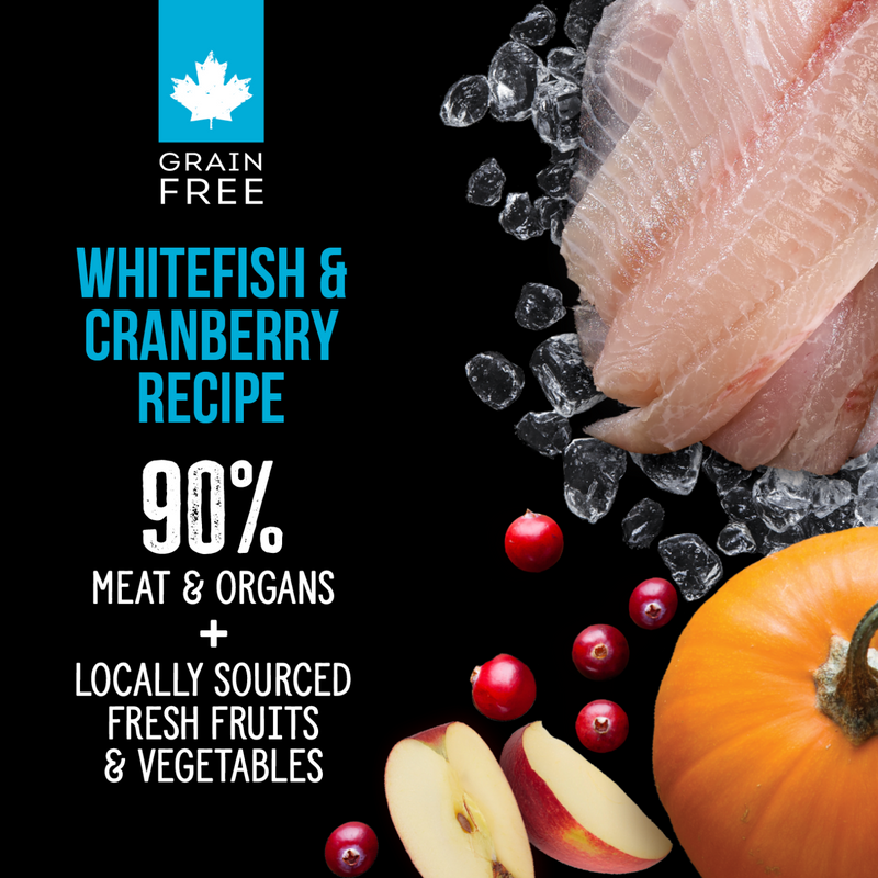 Freeze Dried Cat Food - SUBZERO - Whitefish & Cranberry Recipe