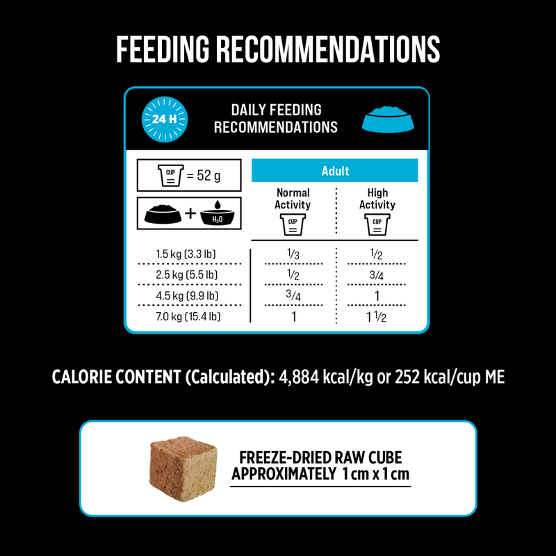 Freeze Dried Cat Food - SUBZERO - Whitefish & Cranberry Recipe