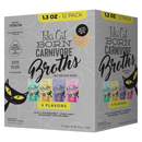 猫辅食配菜妙鲜包 - BROTHS - 缤纷装 - 1.3 盎司12包装