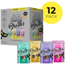 猫辅食配菜妙鲜包 - BROTHS - 缤纷装 - 1.3 盎司12包装