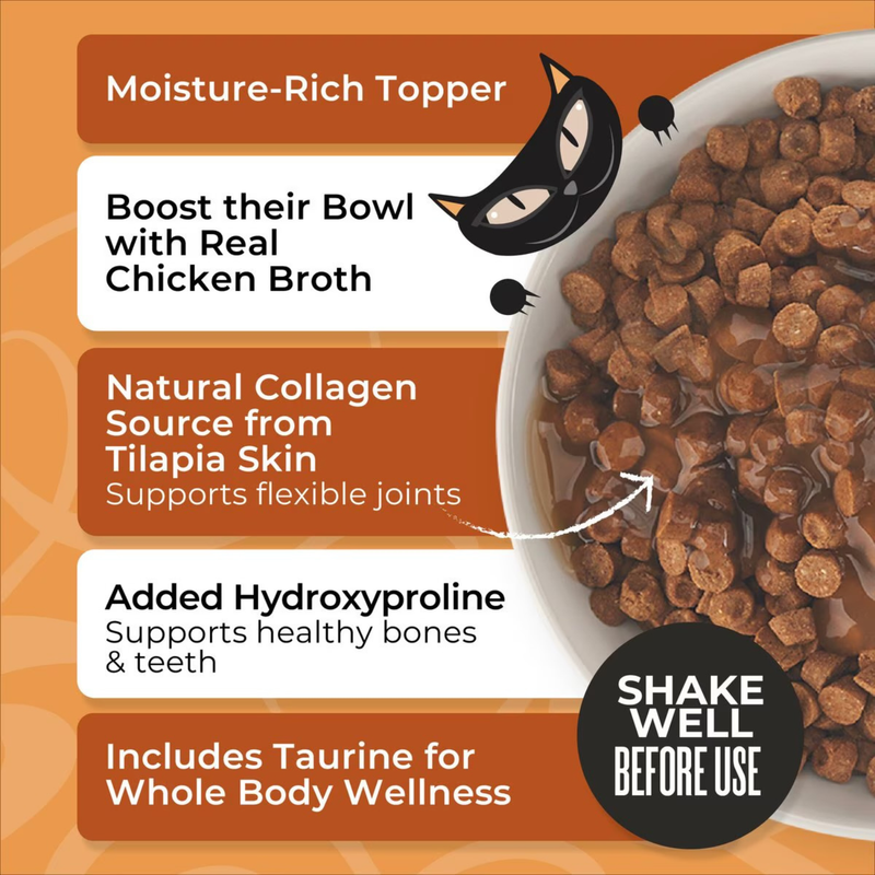 Cat Aliments Topper - Bouths - Boeuf dans Bouton - 1,3 oz Pouche