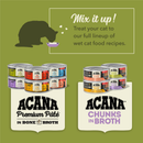 Canned Cat Food - Chunks in Broth - Chicken & Salmon Recipe - Kitten