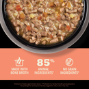 Canned Cat Food - Chunks in Broth -  Salmon & Chicken - Adult