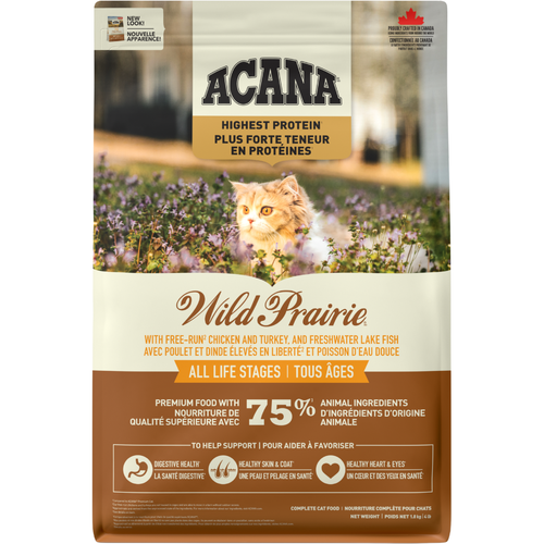 Dry Cat Food - Highest Protein - Wild Prairie