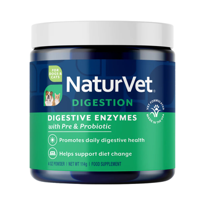 Dog & Cat Supplement - Digestive Enzymes Pre & Probiotic Powder