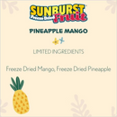 Freeze Dried Bird Treat - SUNBURST - Pineapple Mango - 0.5 oz