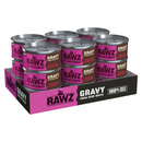 Canned Cat Food - Gravy - Minced Salmon, Beef & Coconut Oil