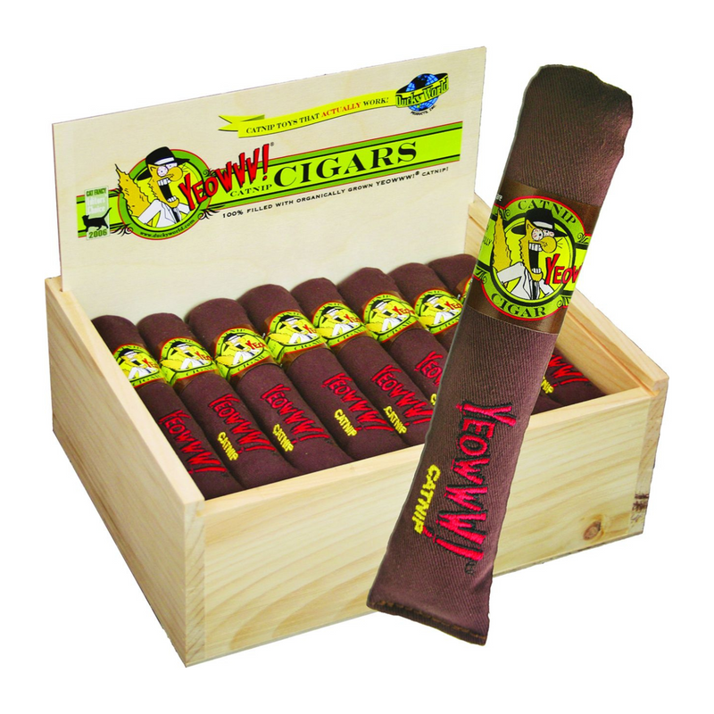 Catnip Cat Toy - Cigars - Classic Brown - 1 pc