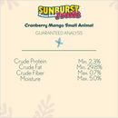 Small Animal Treat - SUNBURST - Freeze Dried Fruit - Cranberry Mango - 0.5 oz