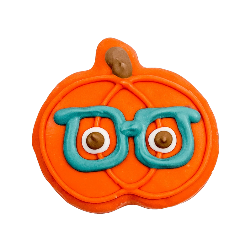 装饰狗狗饼干 - 南瓜眼镜款 | 秋季限定 - 散装1片装