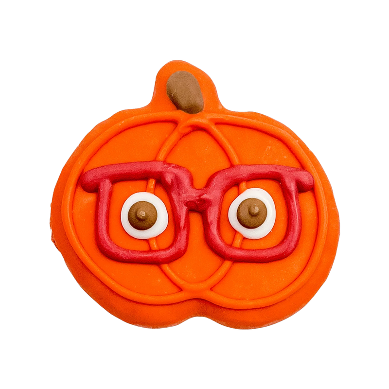 装饰狗狗饼干 - 南瓜眼镜款 | 秋季限定 - 散装1片装