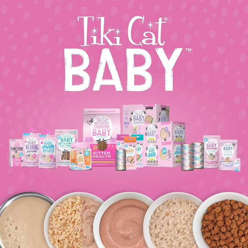 Wet Cat Food - BABY MOUSSE - Chicken, Duck & Duck Liver in Broth - Kitten