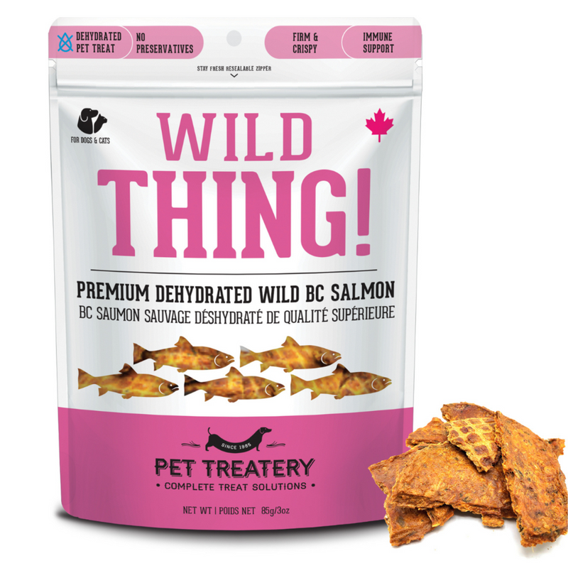 Dog & Cat Treat - Wild Thing - Premium Dehydrated Wild Salmon