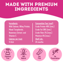 Dog & Cat Treat - Let's Hook Up - Premium Freeze Dried Salmon - 50 g