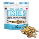 Dog & Cat Treat - With Love And Fishes - Premium Dehydrated Sardines