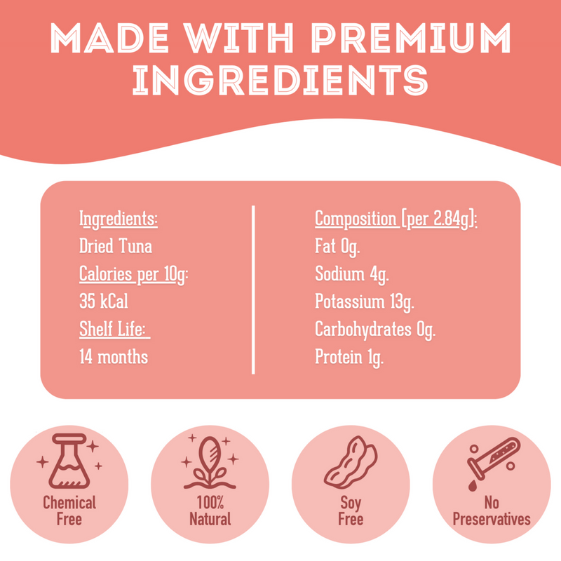 Dog & Cat Treat - Best Treat in the Tunaverse - Premium Freeze Dried Tuna Flakes