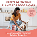 Dog & Cat Treat - Best Treat in the Tunaverse - Premium Freeze Dried Tuna Flakes