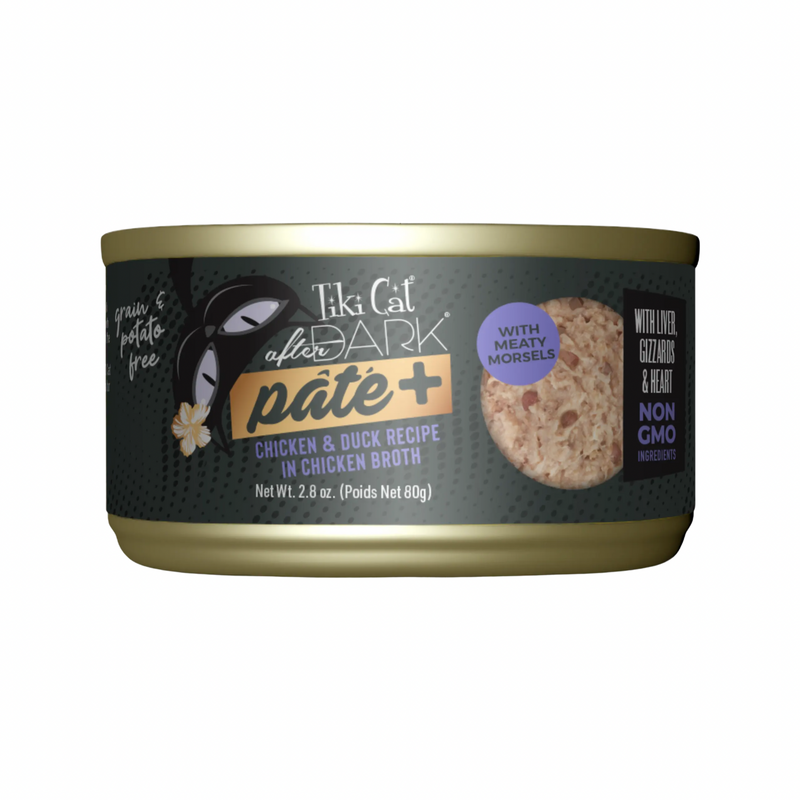 Canned Cat Food - AFTER DARK PATE+, Chicken & Duck Recipe