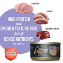 Canned Cat Food - AFTER DARK PATE+, Chicken & Duck Recipe