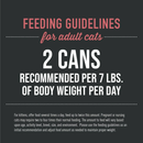 Nourriture pour chats en conserve - Après le pâté noir +, le poulet et le bœuf