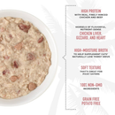 Nourriture pour chats en conserve - Après le pâté noir +, le poulet et le bœuf