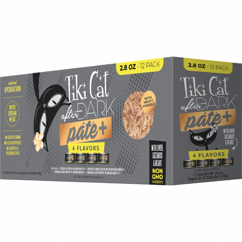 Canned Cat Food - AFTER DARK PATE+, Variety Pack