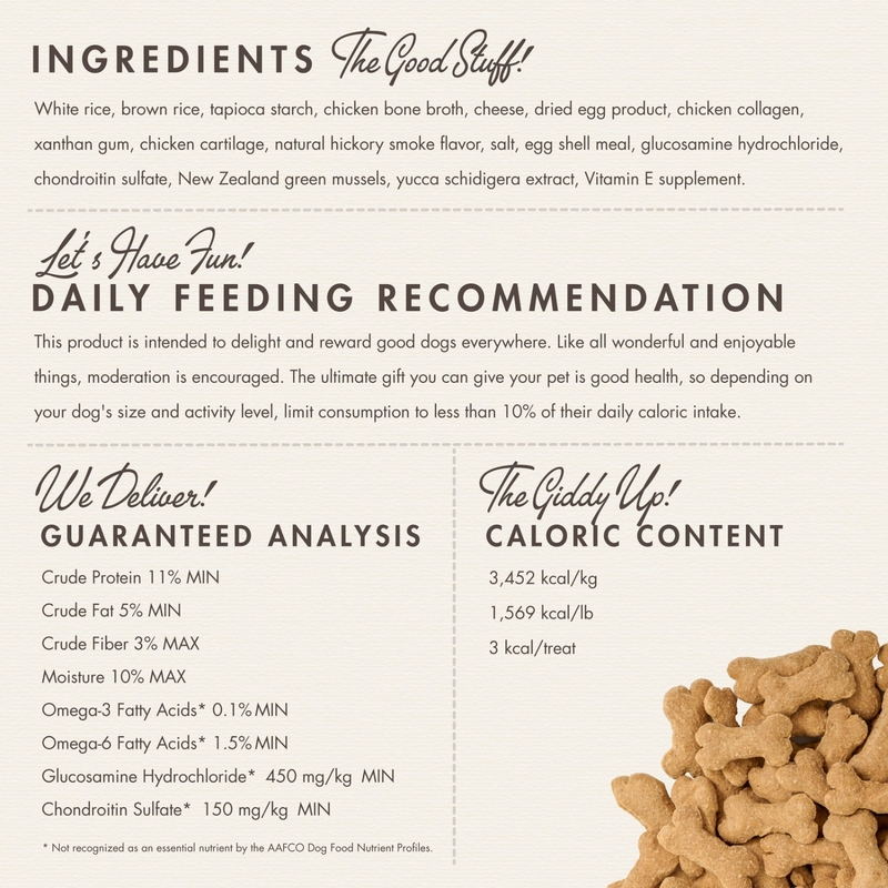 Functional Dog Treat - Nutritionals - Mobility - 6 oz