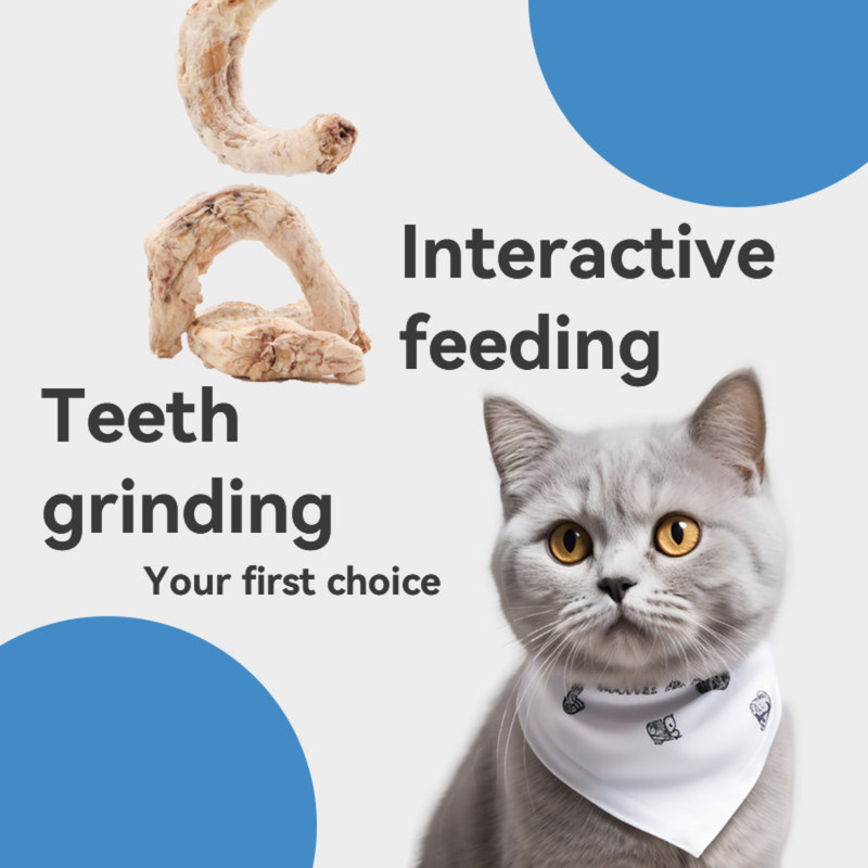 Freeze Dried Dog & Cat Treat - Freeze Dried Whole Chicken Neck