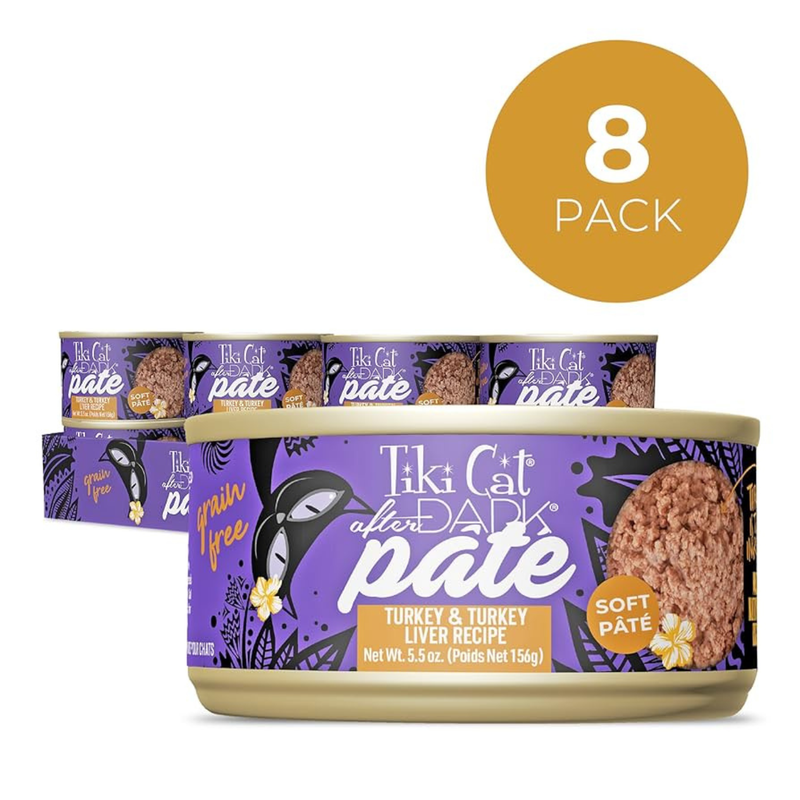 Canned Cat Food - AFTER DARK SOFT PATÉ - Turkey & Turkey Liver Recipe