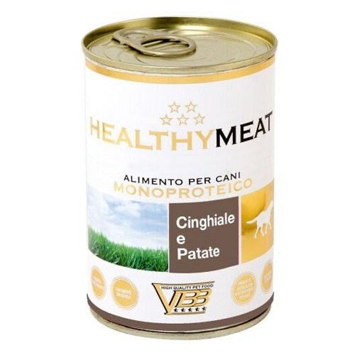 *(Best By 2024-12-23)* Canned Dog & Cat Food - Healthy Meat - Wild Boar & Potato - 14.1 oz