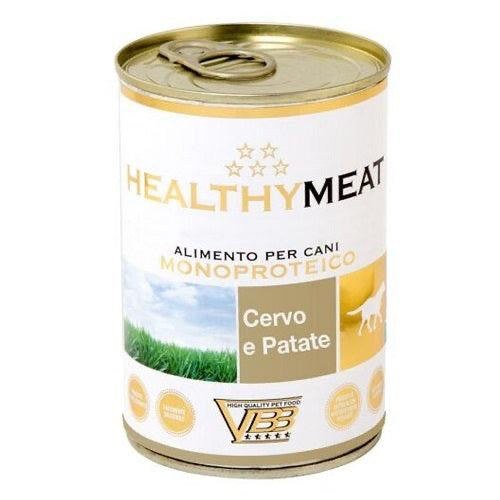 *(Best By 2024-12-23)* Canned Dog & Cat Food - Healthy Meat - Venison & Potato - 14.1 oz