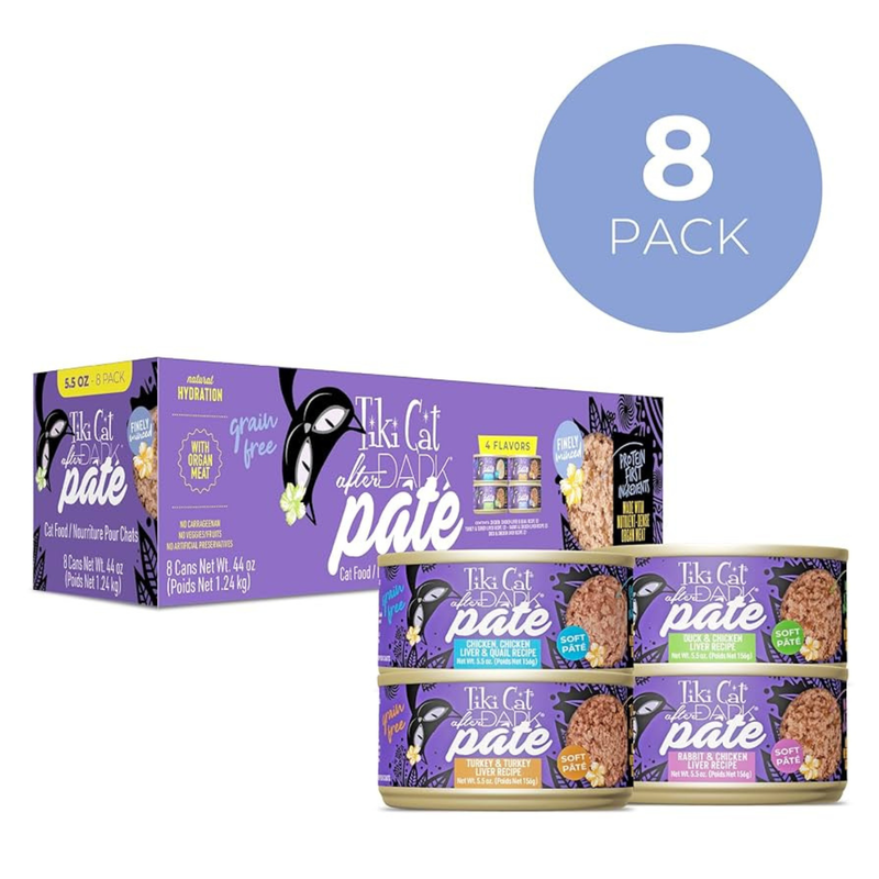 Canned Cat Food - AFTER DARK SOFT PATÉ - Variety Pack