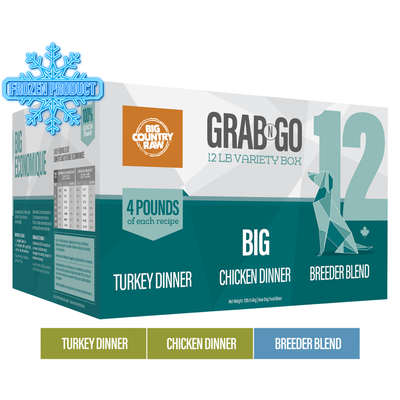 Dog Frozen Raw - Grab N Go Big 12
