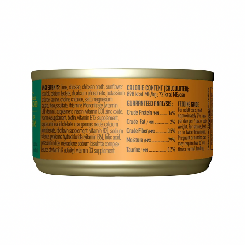 Nourriture pour chats en conserve - Hookena Luau - Ahi Tuna & Chicken Recette in Chicken Consommé