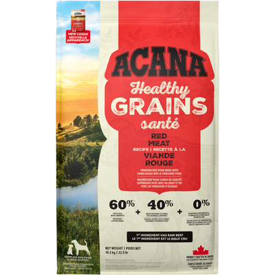 Dry Dog Food - Healthy Grains - Red Meat Recipe - Adult