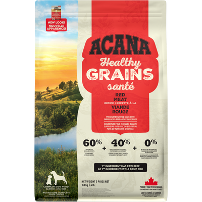 *(Please Use By 2026-09-05)* Dry Dog Food - Healthy Grains - Red Meat Recipe - Adult - 1.8 kg