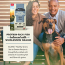 Nourriture pour chiens séchés à l'air - agneau et saumon - 1 kg