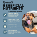 Nourriture pour chiens séchés à l'air - agneau et saumon - 1 kg