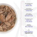 Canned Cat Food - Papeekeo LUAU - Ahi Tuna & Mackerel Recipe in Tuna Consommé