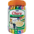 Creamy Cat Treat - CHURU - 50 ct Tuna & Chicken Variety Jar
