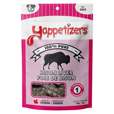 Dehydrated Dog Treat - Bison Liver - 85 g