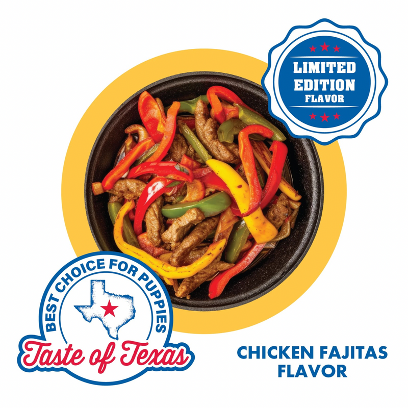 Puppy Teething Rings - Taste of Texas Chicken Fajitas Flavor