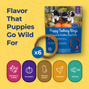 Puppy Teething Rings - Taste of Texas Chicken Fajitas Flavor