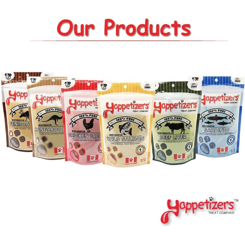 Dehydrated Dog Treat - Salmon & Blueberries - 85 g